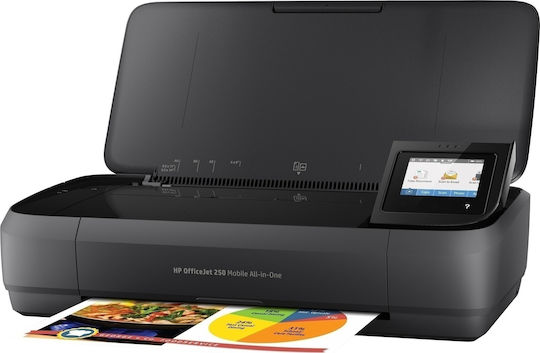 HP OfficeJet 250 Mobile All-in-One Colour All In One Inkjet Printer with WiFi and Mobile Printing