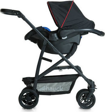 Hauck Rapid 4 Plus Trio Set 3 in 1 Caviar Tango Регулируемо Бебешка количка 3 в 1 Червен