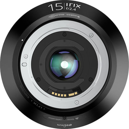 Irix Full Frame Camera Lens Firefly 15mm f/2.4 Wide Angle for Nikon F Mount Black