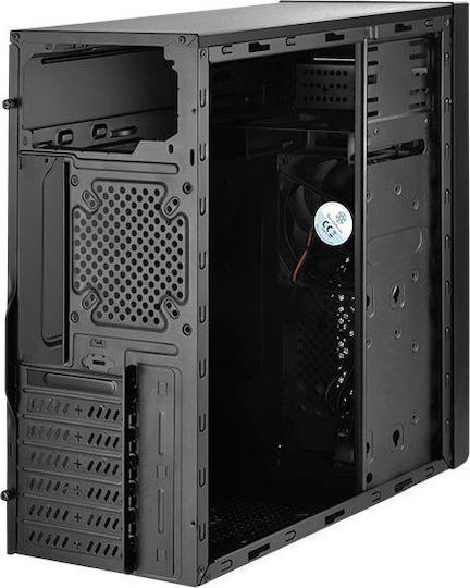 Silverstone Precision PS13B Midi Tower Κουτί Υπολογιστή Μαύρο