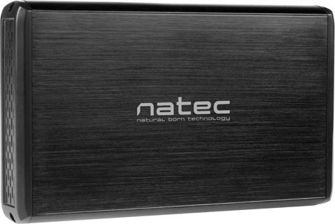 Natec Rhino USB 3.0 Hard Drive Case 3.5" SATA III with connection USB 3.0 in Schwarz color