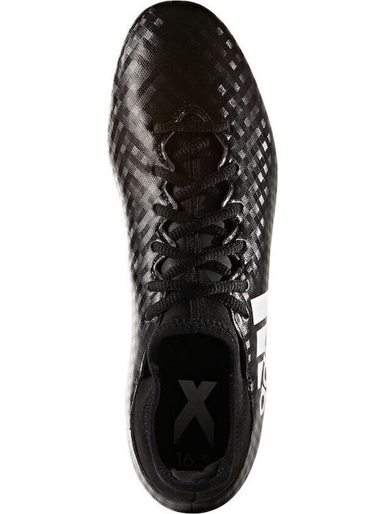 X 16.3 FG FG Kids Soccer Cleats Molded Black