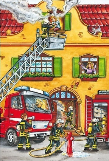 Παιδικό Puzzle Fire Engine & Police για 3+ Ετών 24pcs Schmidt Spiele
