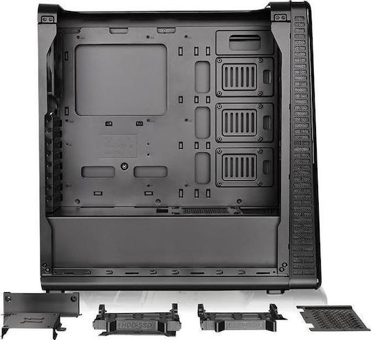 Thermaltake View 28 RGB Gaming Midi Tower Κουτί Υπολογιστή με Πλαϊνό Παράθυρο Μαύρο