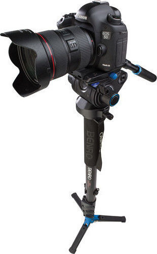 Benro Benro Photography & Video Monopod A48FDS6 Aluminum with Tripod Base with Hydraulic Head and 6kg Maximum Load