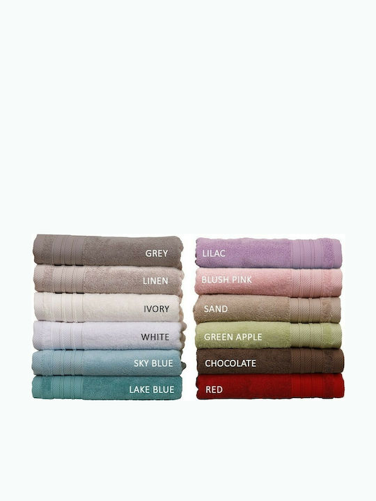 Anna Riska Facecloth Soft 50x100cm Grey Weight 600gr/m²