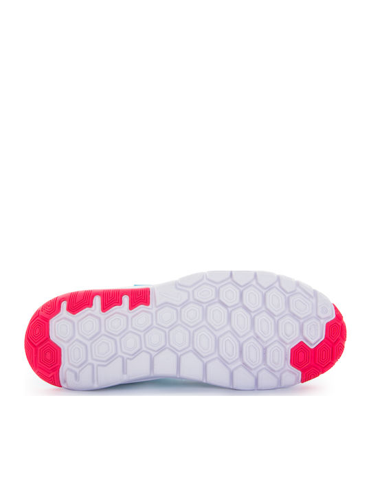 Flex Experience Flex Experience 5 Print PS Kids Sports Shoes Running with Hoop & Loop Closure Light Blue