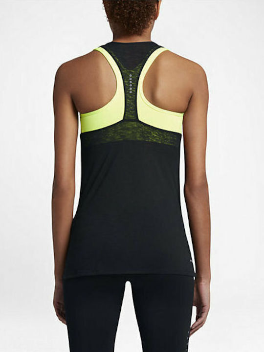 Nike Breathe Cool Femeie Sport Bluză Fără mâneci Neagră