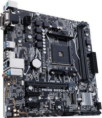 Asus Prime B350M-K Placă de bază Micro ATX cu AMD AM4 Socket