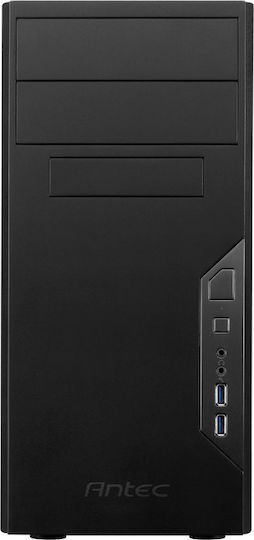 Antec VSK3000E-U3 Mini Tower Κουτί Υπολογιστή Μαύρο