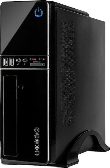 Inter-Tech It-607 Desktop Sw Мини Кула Компютърна Кутия Черна