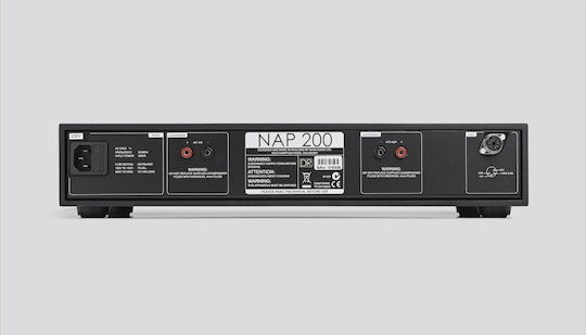 Naim Nap 200 DR Τελικός Ενισχυτής Hi-Fi Stereo 70W/8Ω NAP 200 DR Μαύρος
