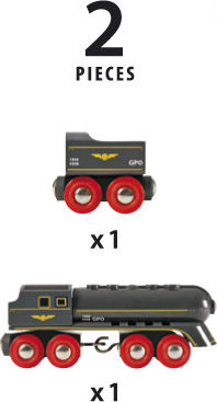 Brio Toys Speedy Bullet Train Train made of Wood for 3+ years+ Years