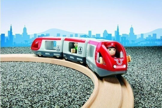 Brio Toys Travel Σετ με Τρενάκι από Ξύλο για 3+ Ετών