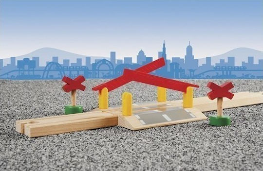 Brio Toys Railway Crossing Αξεσουάρ Σιδηρόδρομου από Ξύλο για 3+ Ετών