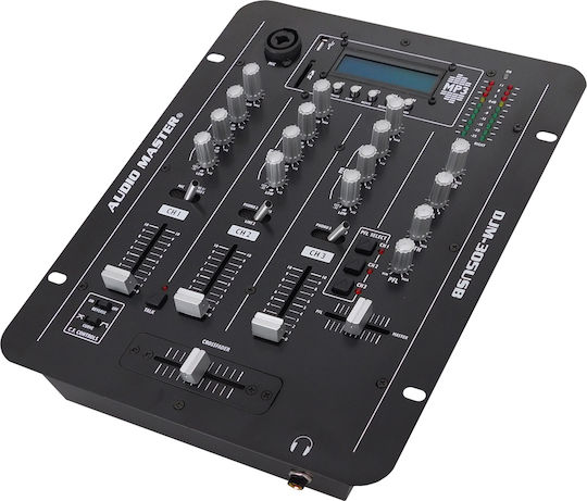 Audio Master DJM-305USB Αναλογικός Μίκτης 3.0 Καναλιών / 1 Εισόδο XLR & Bluetooth