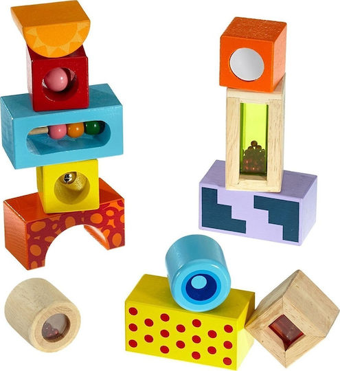 Eichhorn Τουβλάκια Building Blocks για 1+ Έτους 12τμχ