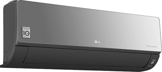 LG ArtCool Mirror BP Air Conditioner Inverter 9000 BTU A++/A+ with Ionizer and WiFi Black