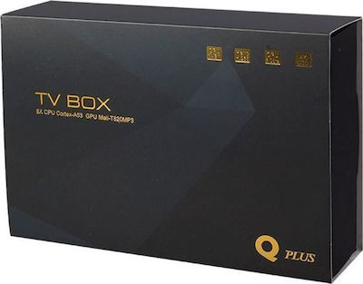 TV Box Q Plus 4K UHD with Wi-Fi USB 2.0 3GB RAM and 32GB Rear Toy Basket with Operating System Android