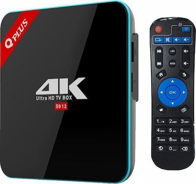 TV Box Q Plus 4K UHD with Wi-Fi USB 2.0 3GB RAM and 32GB Rear Toy Basket with Operating System Android