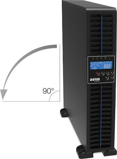 Borri Galileo RT 1000VA/900W (IEC) Unitate UPS On-Line 900W cu 3 Prize de curent alternativ IEC