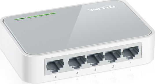 TP-LINK TL-SF1005D v13 Unmanaged L2 Switch με 5 Θύρες Ethernet
