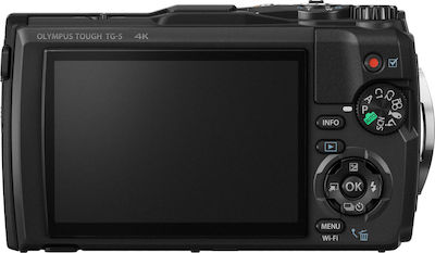 Olympus Tough TG-5 Compact Aparat Foto 12MP Cu Zoom Optic 4x cu Ecran 3" și Rezoluție Video 3840 x 2160 pixeli Întuneric