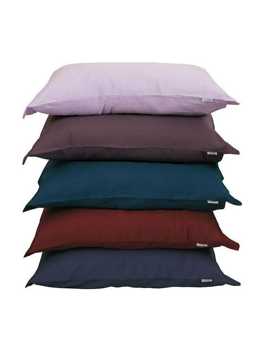 Anna Riska Deluxe Pillowcase Set Oxford 3 Ocean Blue 52x72cm.