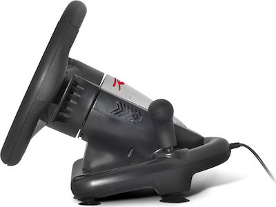 Spirit of Gamer R-Ace Wheel Pro Τιμονιέρα με Μοχλό Ταχυτήτων και Πετάλια για PC / PS3 με 180° Περιστροφής