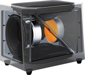 GoldenEar SuperSub XXL Active Subwoofer with Speaker 12" 1600W Black