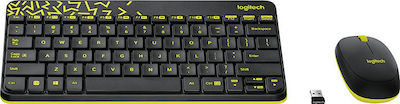 Logitech MK240 Nano Ασύρματο Σετ Πληκτρολόγιο & Ποντίκι Αγγλικό US