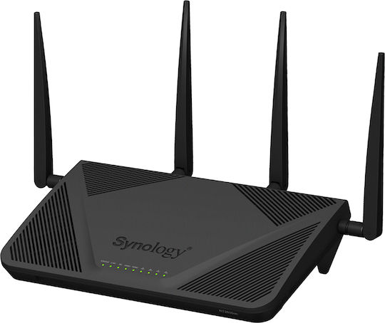 Synology RT2600AC v2 Drahtlos Router Wi‑Fi 5 mit 4 Anschlüssen Gigabit Ethernet