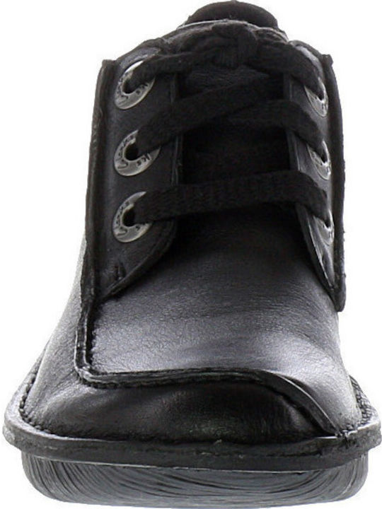 Clarks Funny Dream Δερμάτινα Ανατομικά Παπούτσια σε Μαύρο Χρώμα