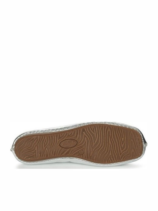 Freckle Ice Γυναικεία Slip-On Δερμάτινα Ασημί