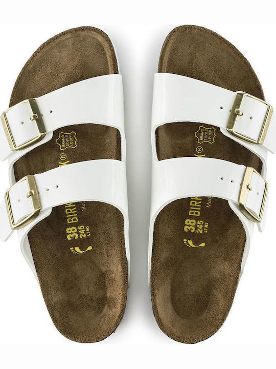 Arizona Women's Anatomic Sandals White Narrow Fit