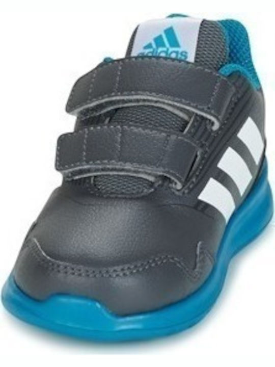 Altarun Altarun Kids Sports Shoes Running with Hoop & Loop Closure Navy Blue