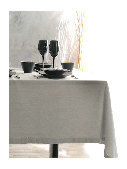 Rythmos Tablecloth Cotton Inez Grey 170x300cm