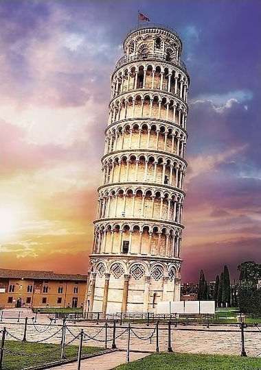 Pisa Tower Puzzle 2D 1000 Pieces