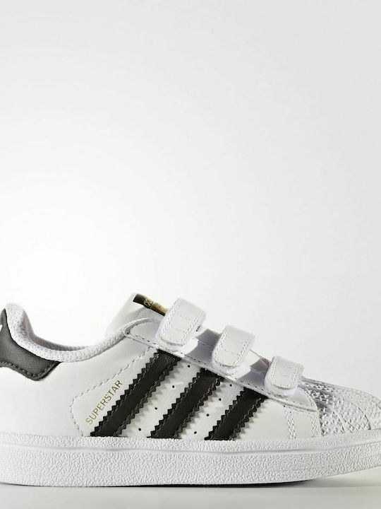 Adidas Παιδικά Sneakers Superstar CF με Σκρατς Footwear White / Core Black / Footwear White