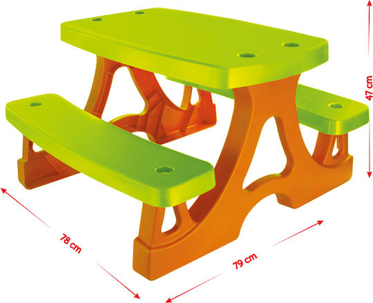 Mochtoys Small Table Multicolour For 2+ Years