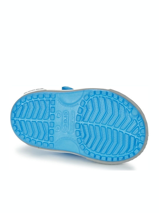 Crocband II Children's Anatomical Beach Shoes Light Blue