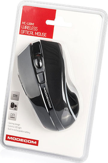 Modecom MC-WRM1 Ασύρματο Ποντίκι Μαύρο