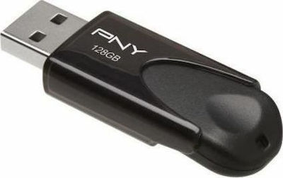 PNY Attaché 4 128GB USB 2.0 Stick Schwarz