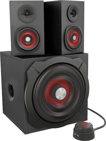 Genesis Helium 600 Difuzoare de Calculator 2.1 cu Putere 60W în Negru Culoare