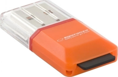 Esperanza EA134 Kartenleser USB 2.0 für / /m/i/c/r/o/S/D/ / / / / Orange