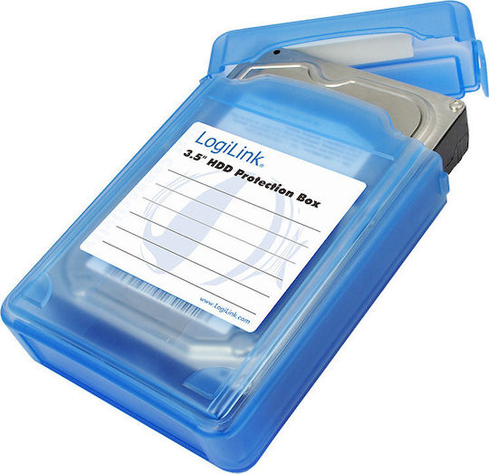 LogiLink Θήκη Προστασίας Protection Box For 3.5-Inch HDDs Μπλε