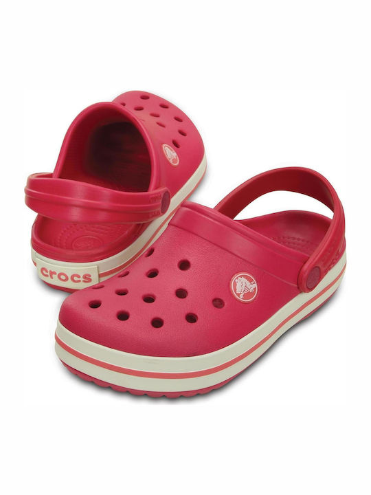 Crocband Clog Παιδικά Ανατομικά Σαμπό Θαλάσσης Κόκκινα