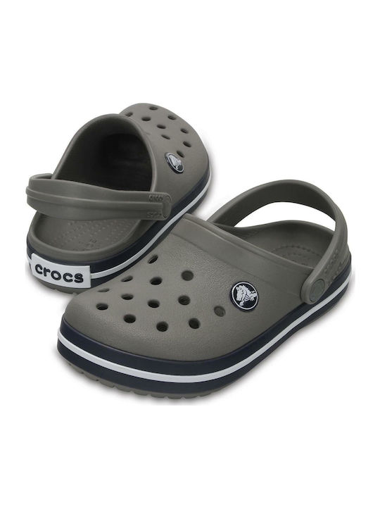 Crocband Children's Anatomical Beach Shoes Gray