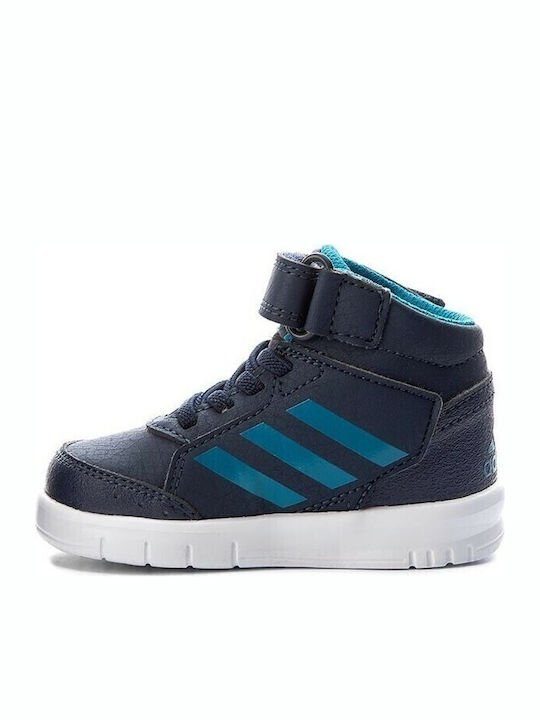Altasport Mid EL Παιδικά Sneakers High με Σκρατς Μπλε