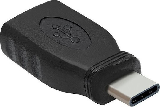 Qoltec Convertor USB-C masculin în USB-A feminin 1buc 50396